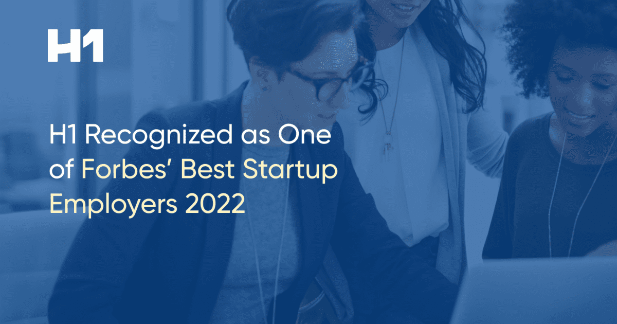 H1 Recognized as One of Forbes’ Best Startup Employers 2022