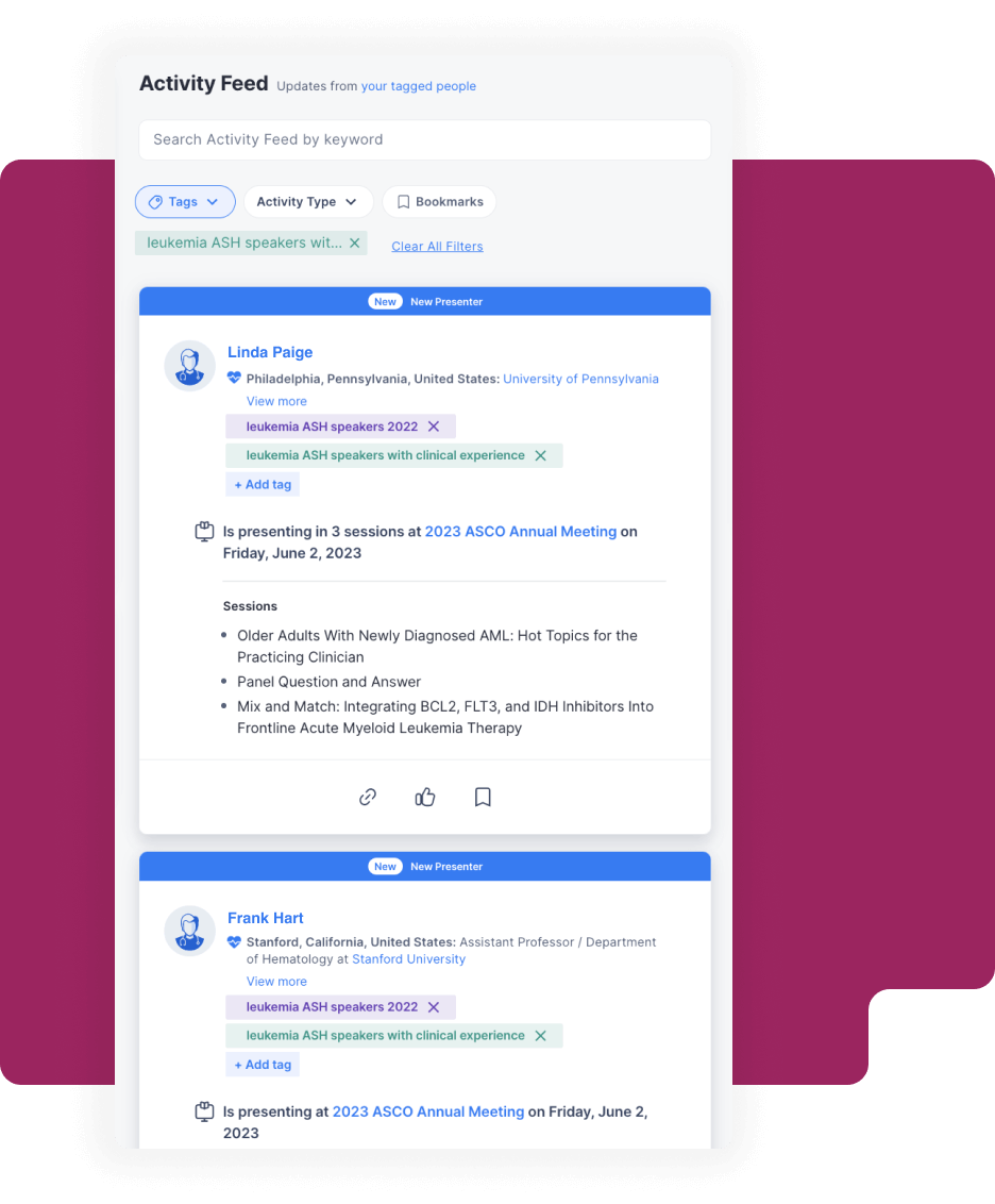 Activity Feed screenshot