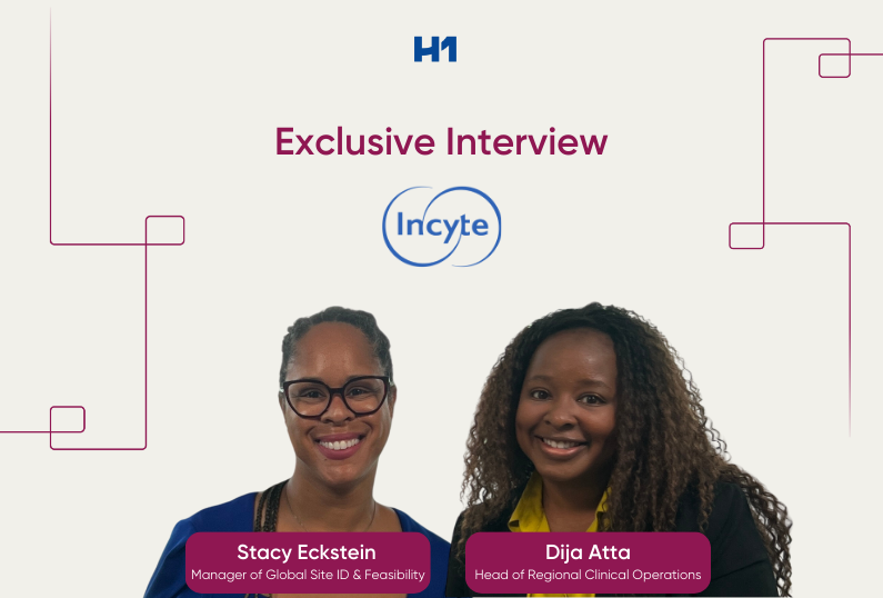 exclusive interview with photos of incyte's stacy eckstein and dija atta