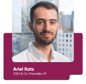 ariel katz headshot over his name and title