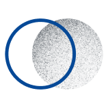 Blue transparency icon