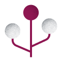 Plum branch icon