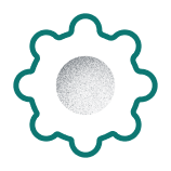 Emerald gear icon