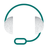 Emerald headphones icon