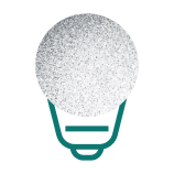 Emerald lightbulb icon