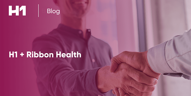 shaking hands with h1 + ribbon health text