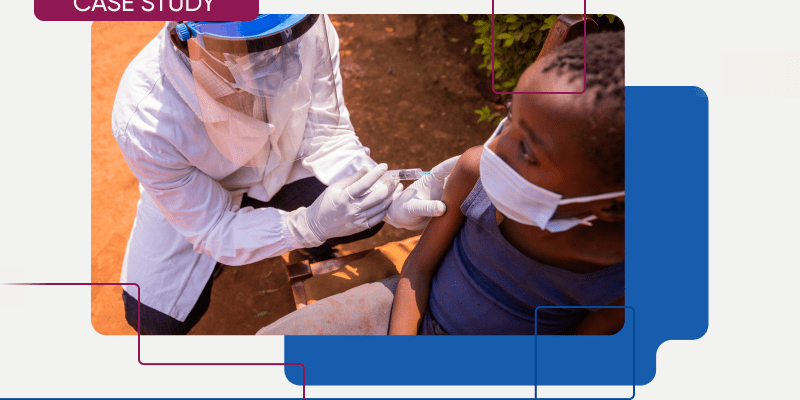 doctor giving medicine to a child