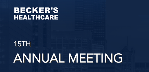 becker's healthcare 15th annual meeting logo