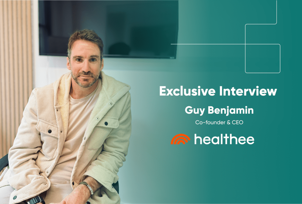 guy benjamin exclusive interview with healthee logo