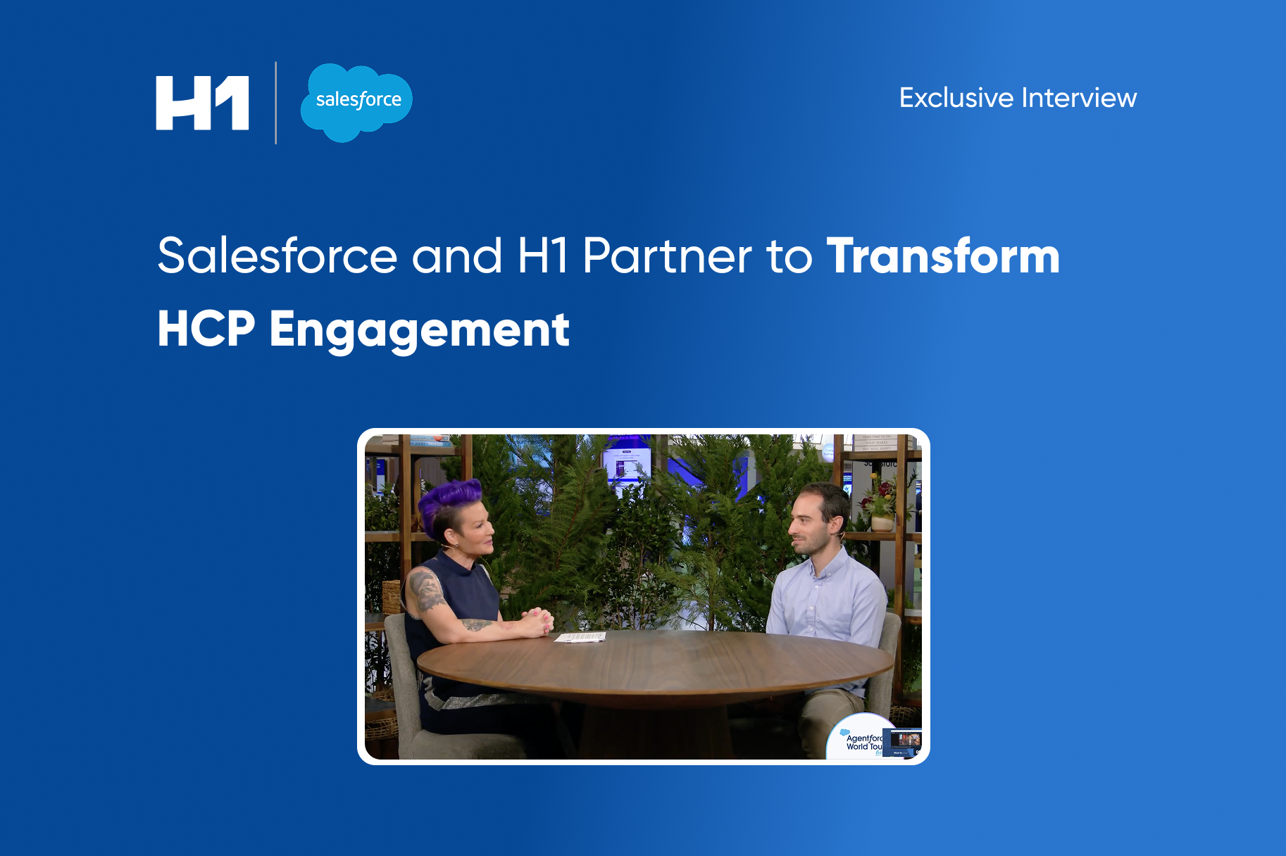 Salesforce and H1 partner to transform HCP engagement