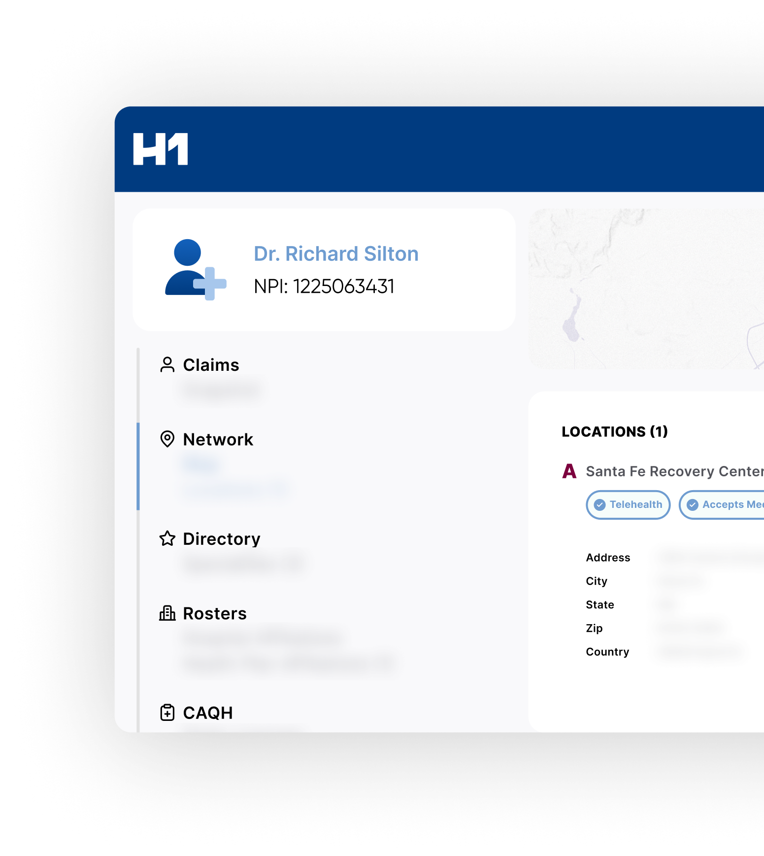 provider data for health plans