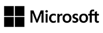 microsoft black logo