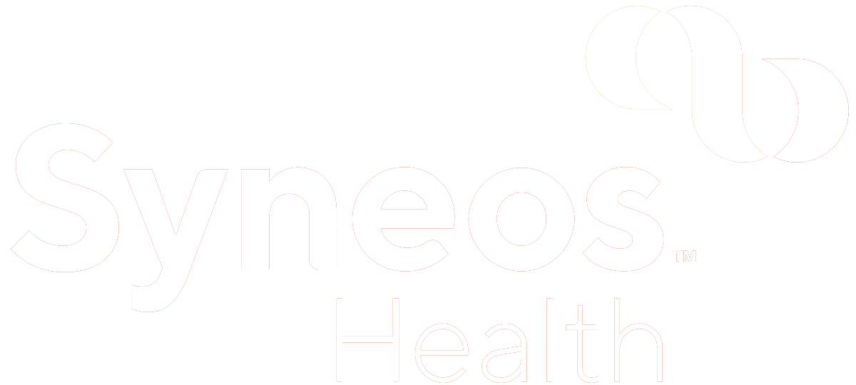 syneos health white logo