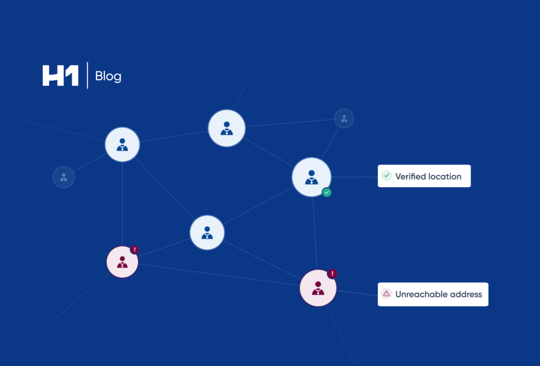 network of healthcare organizations reflecting accurate and inaccurate information
